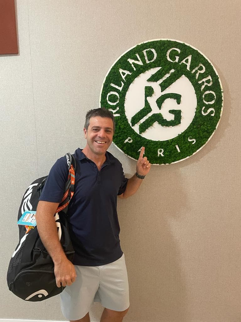 Juan Pablo Pagano en Roland Garros