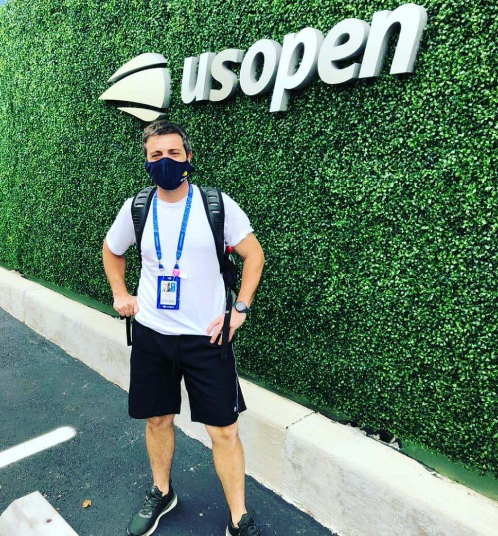 Juan Pablo Pagano en el US Open 2020
